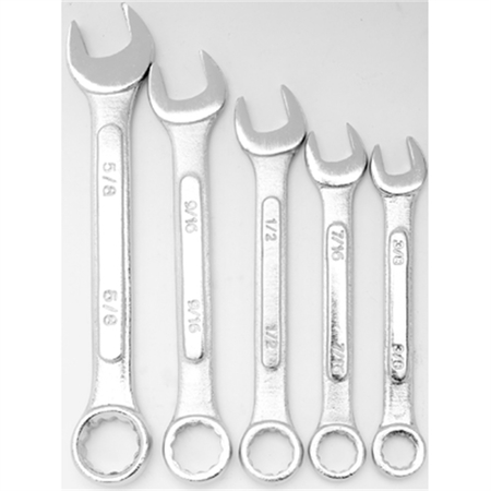 PERFORMANCE TOOL 5 pc Combo Wrench Set - SAE 1405